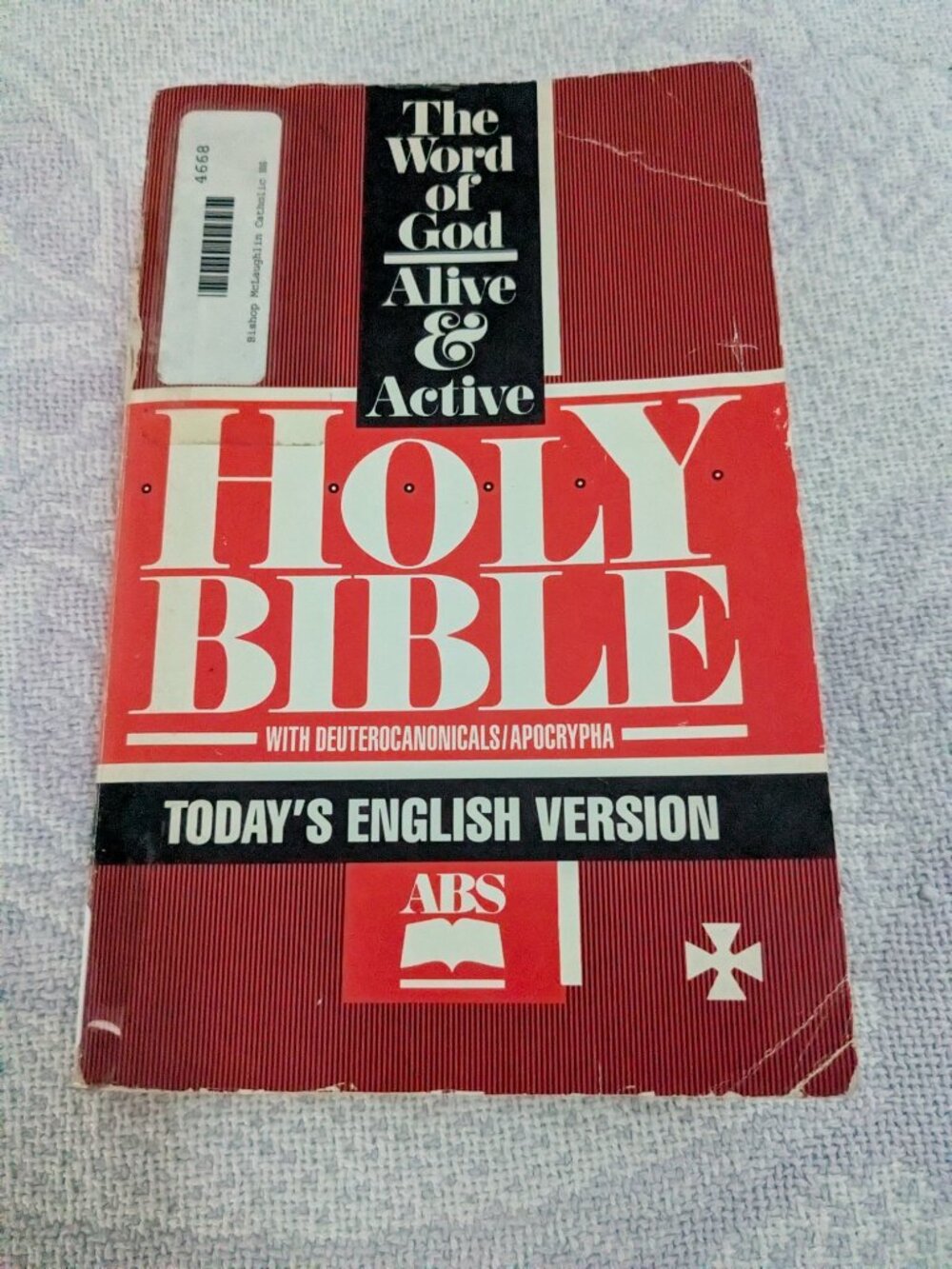 Bible The Word of God Alive & Active Holy Bible Todays English Version Paperback